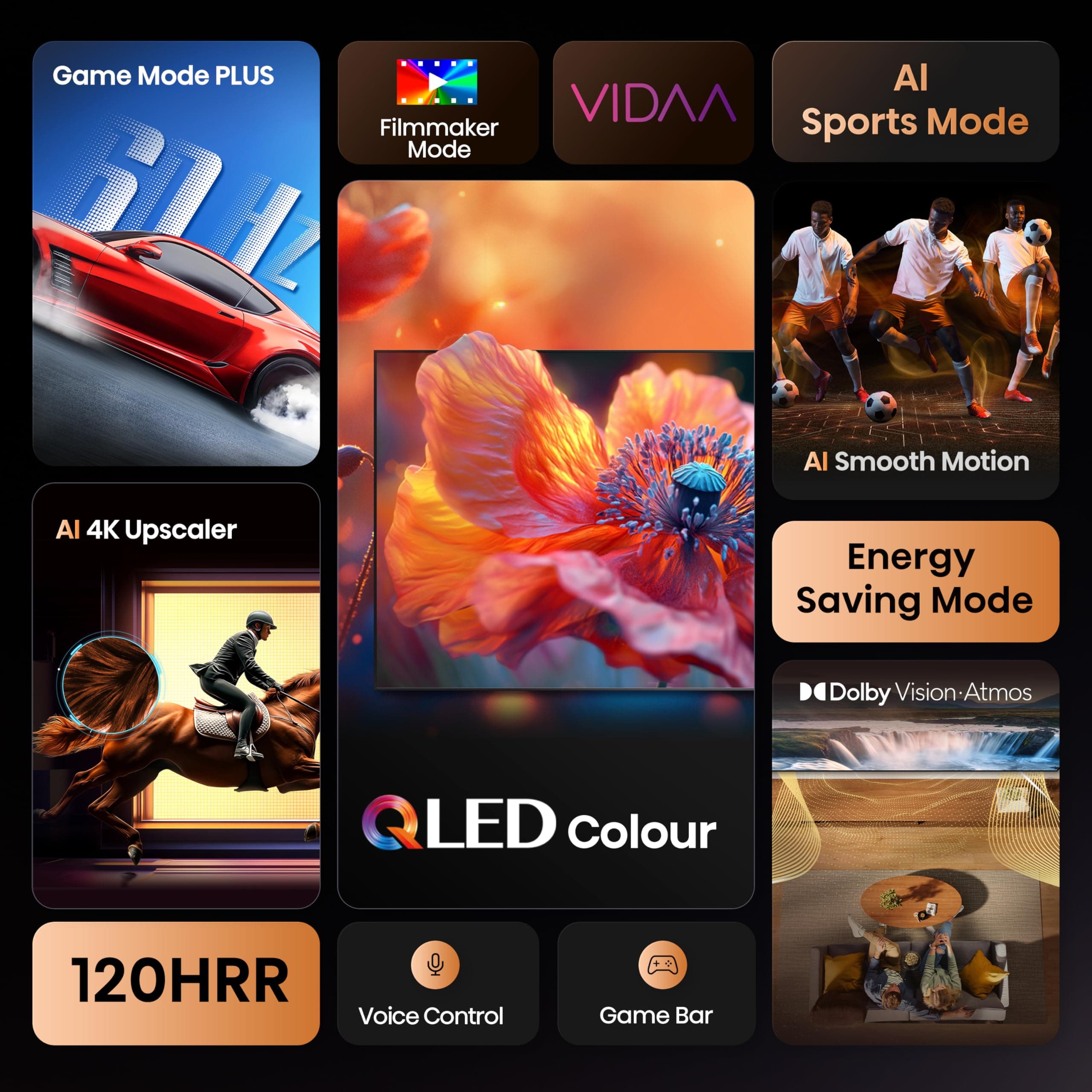 Hisense E7Q Series 43-inch 4K QLED Smart TV