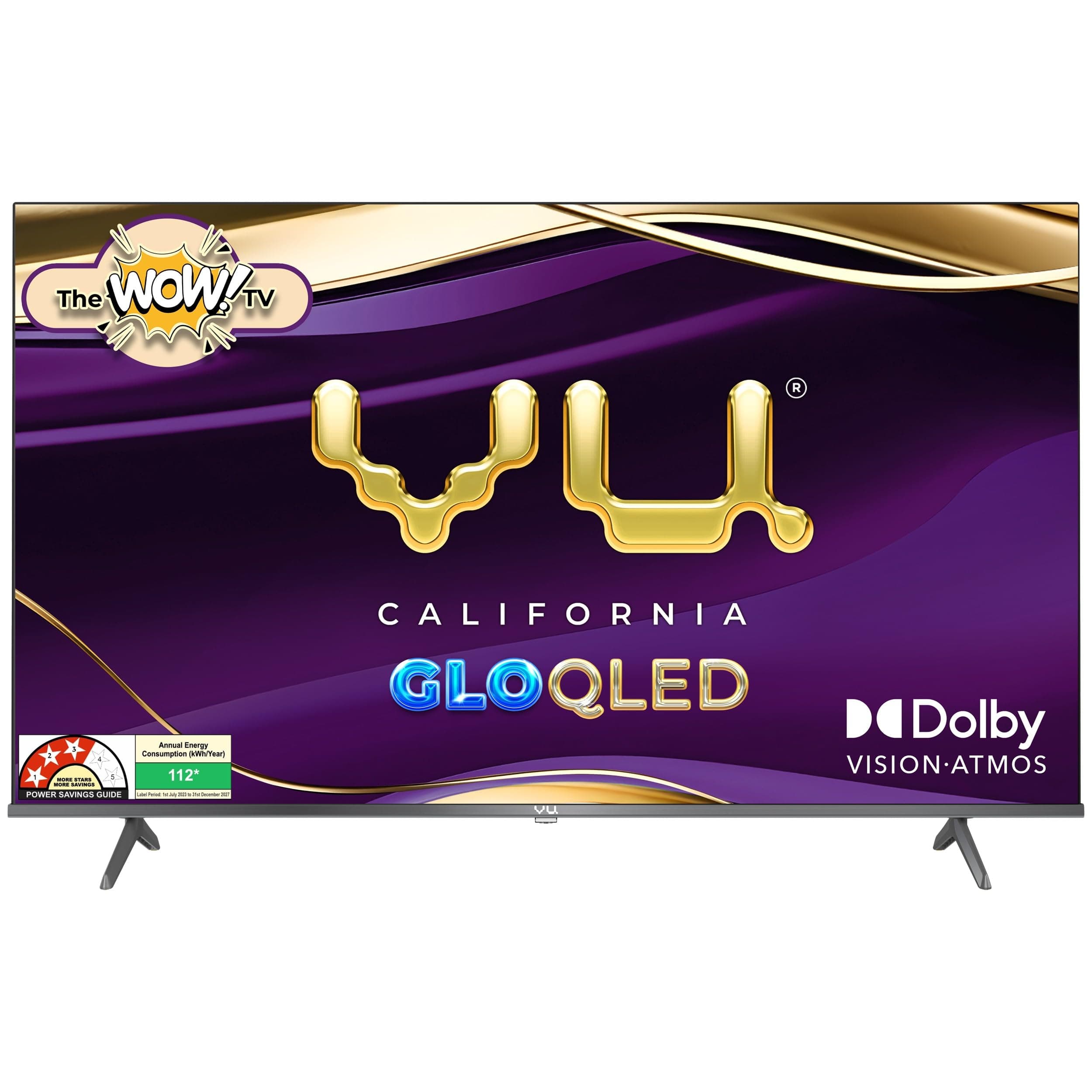 Vu GLO Series 43-inch 4K QLED Smart TV