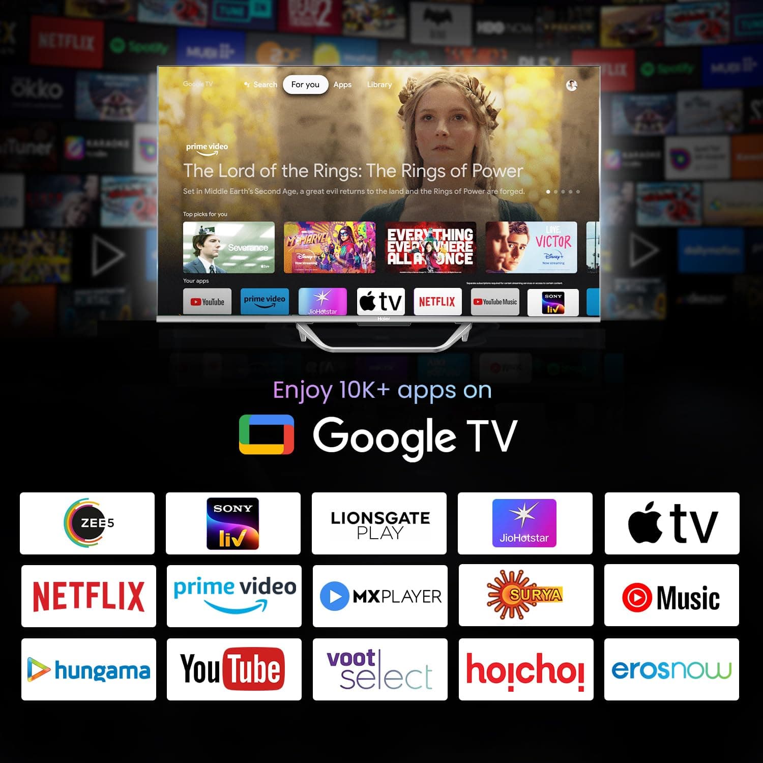 Haier S800QT 43-inch 4K QLED Smart TV