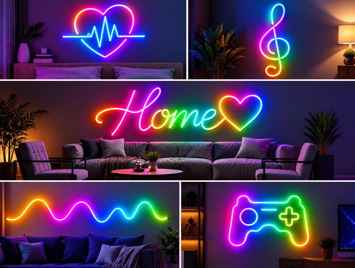 One94Store Smart LED Strip Light 5M with App and Remote Control, Music Sync RGB