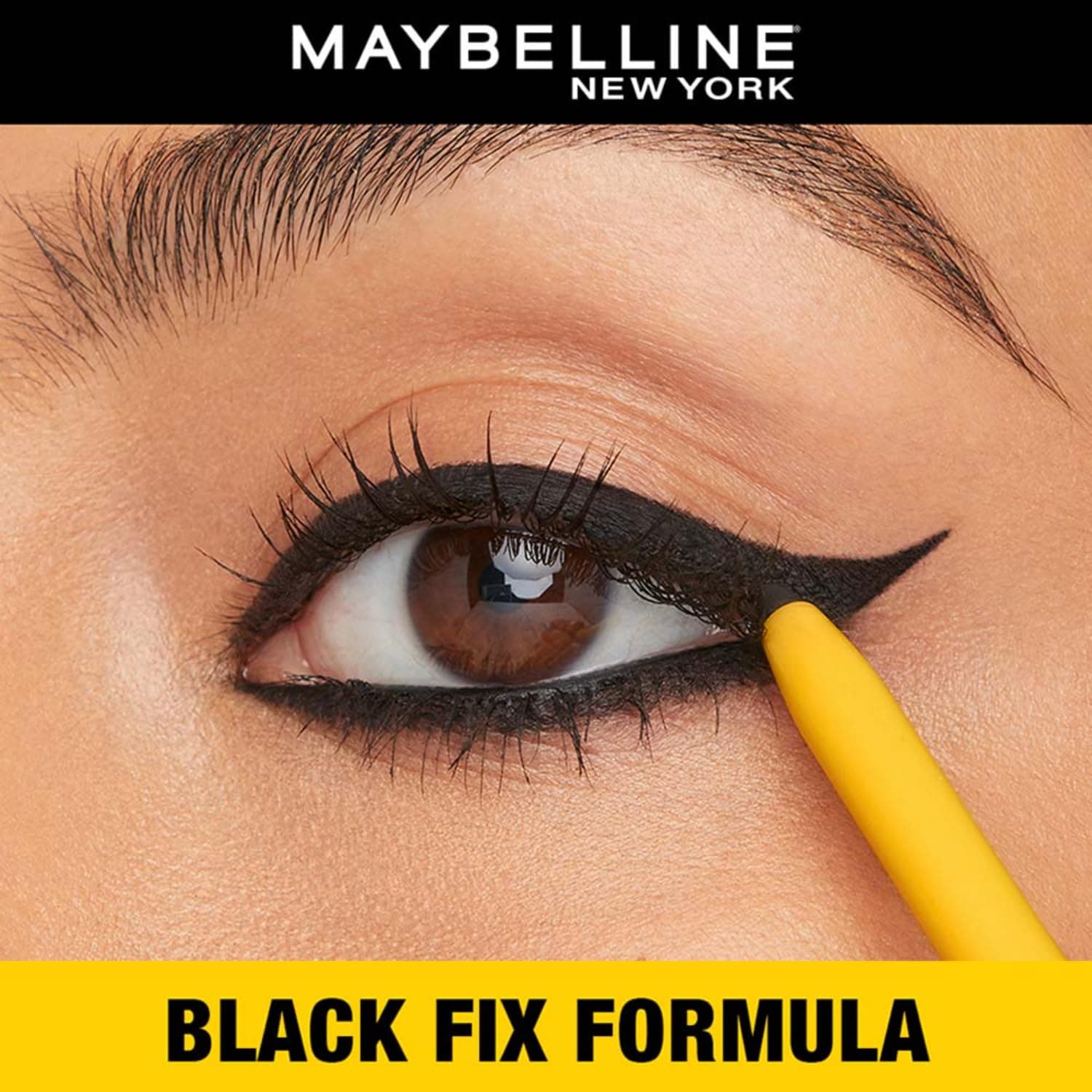 Maybelline New York Kajal, Black, Matte Finish, 0.35g