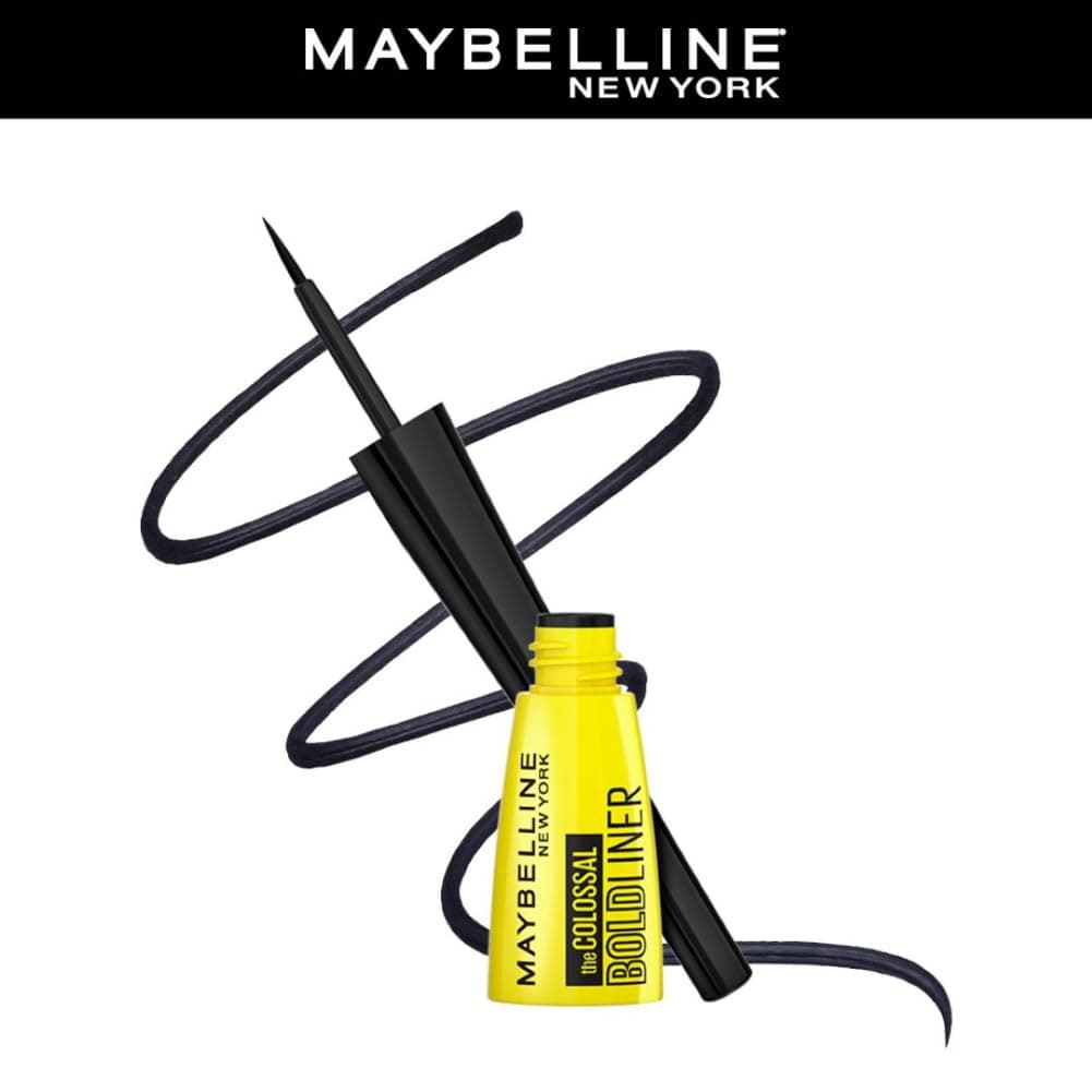 Maybelline New York Colossal Bold Eyeliner, Black, 3g, Matte Finish