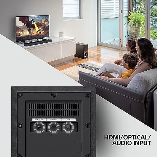 Sony HT-S20R Real 5.1ch Dolby Digital Soundbar with Subwoofer & Rear Speakers (400W)