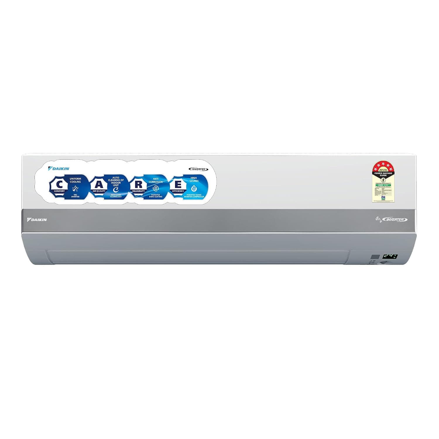 Daikin 1.5 Ton 5 Star Inverter Split AC (Copper, PM1.0 Filter, JTKJ53XV16, White)