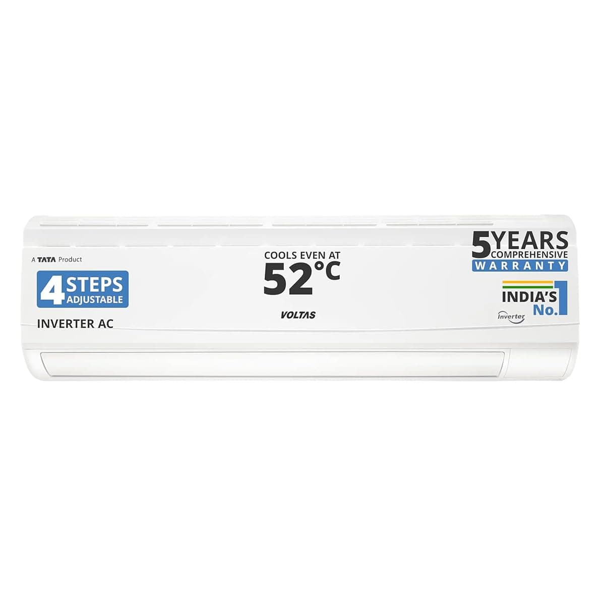 Voltas 185V Vectra CAR 1.5 Ton 5 Star Inverter Split AC (Copper, White)