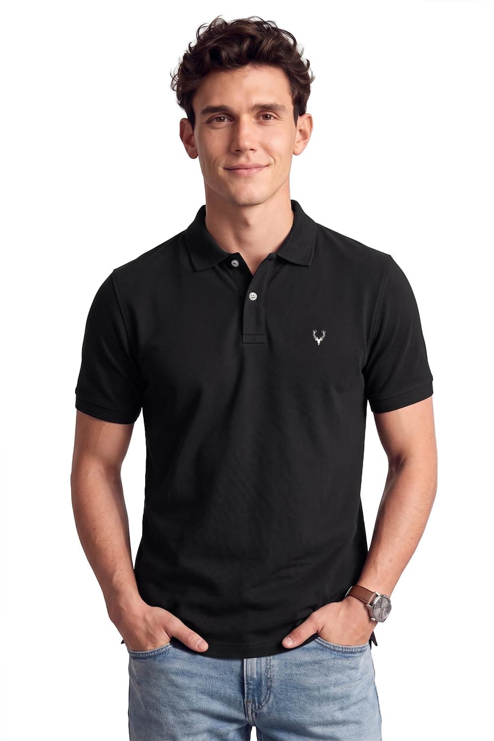 Allen Solly Men's Polo T-Shirt (Regular Fit, Cotton)