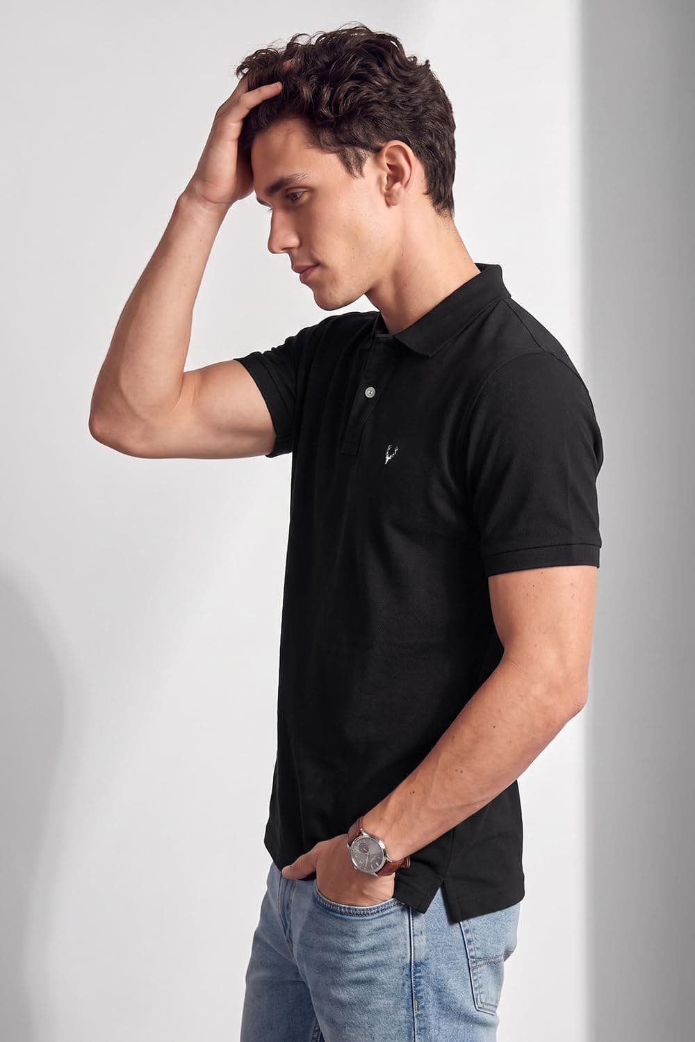 Allen Solly Men's Polo T-Shirt (Regular Fit, Cotton)