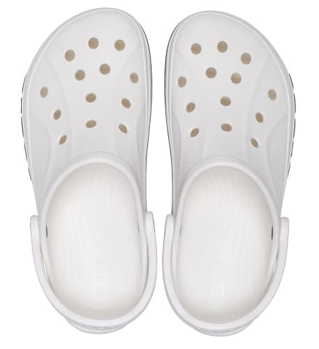 Crocs Unisex Bayaband Clog (White/Navy)