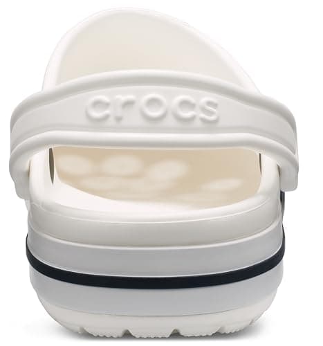 Crocs Unisex Bayaband Clog (White/Navy)