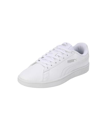 PUMA Smashic Comfort Casual Sneakers (White-Matte Silver)