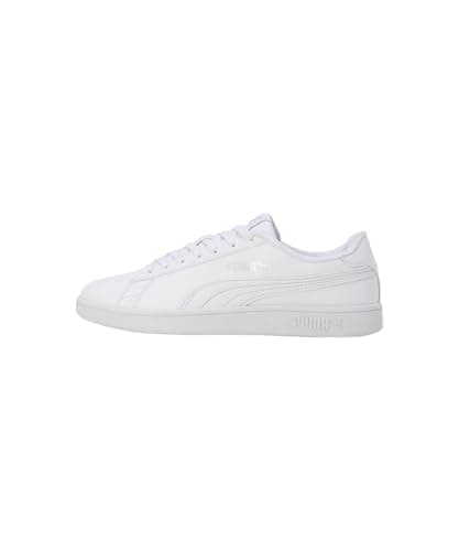 PUMA Smashic Comfort Casual Sneakers (White-Matte Silver)