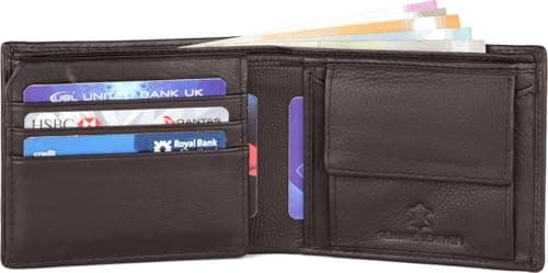 WildHorn Leather Wallet for Men (9 Card Slots, Bi-Fold)