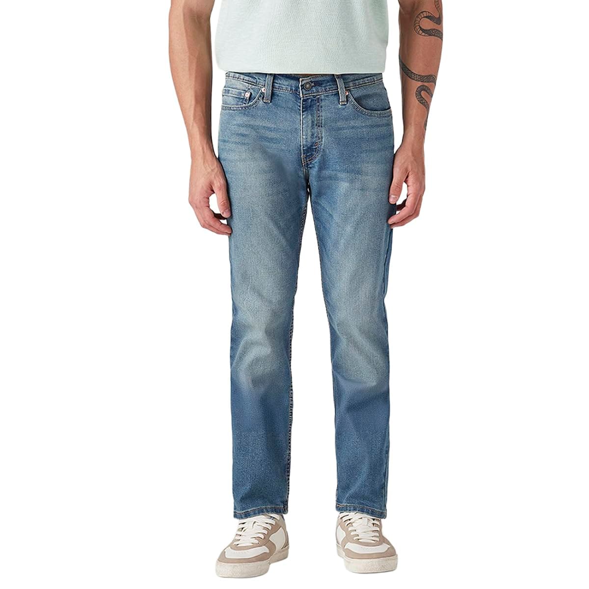 Levi's Men's 511 Slim Fit Stretchable Jeans (Mid Indigo)