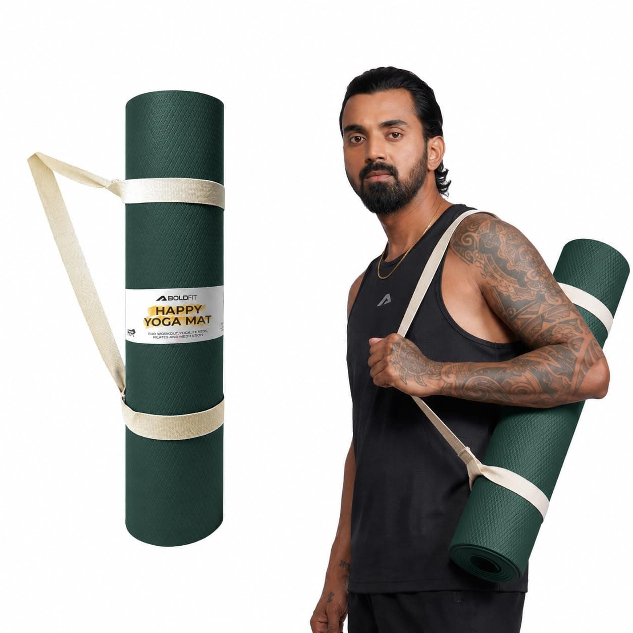 Boldfit Yoga Mat 6mm Anti-Slip EVA for Home & Gym