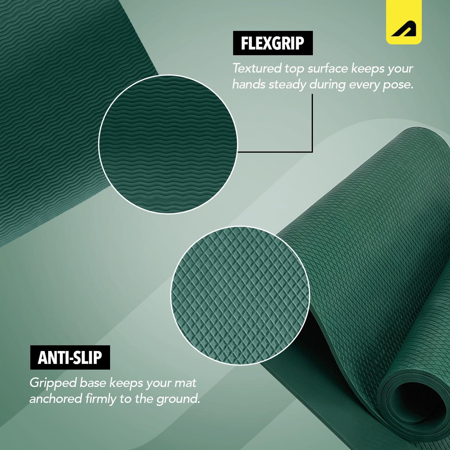 Boldfit Yoga Mat 6mm Anti-Slip EVA for Home & Gym
