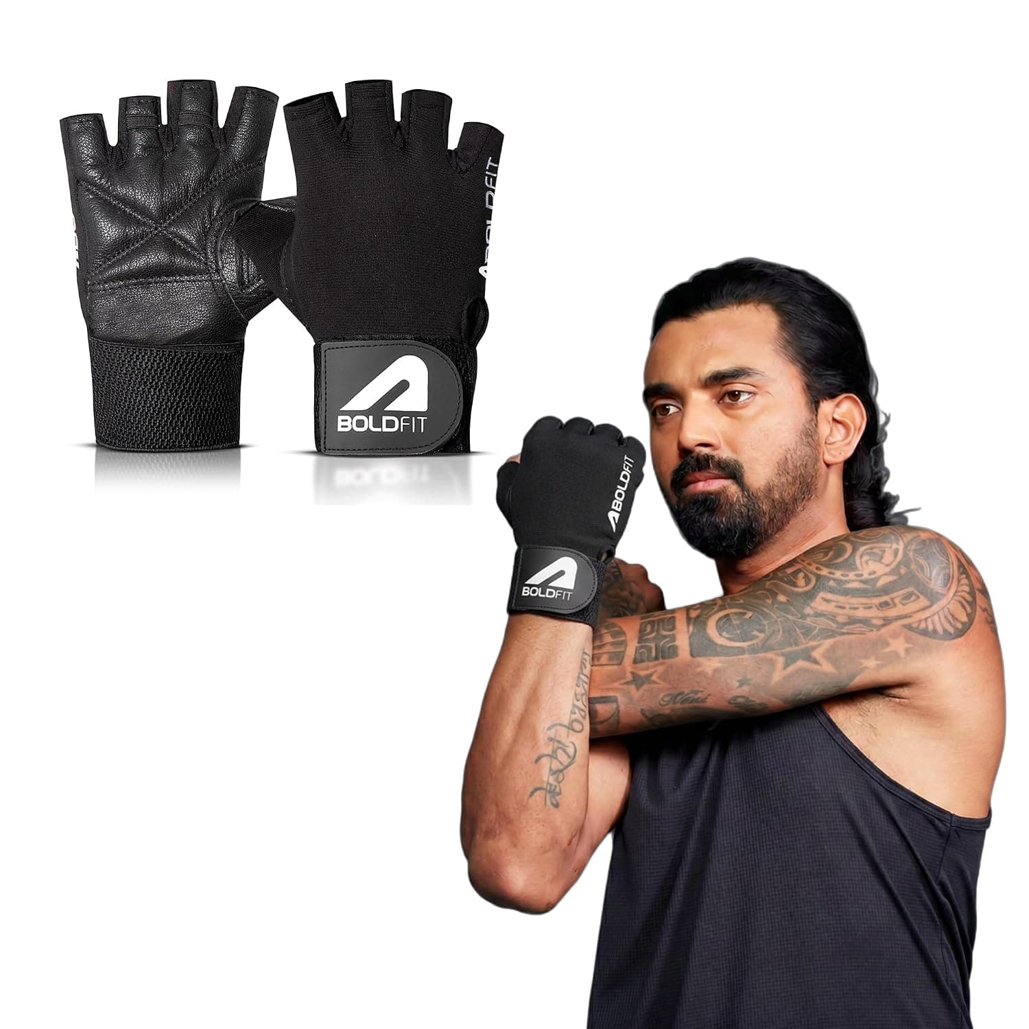 Boldfit Gym Gloves for Men & Women with Wrist Support