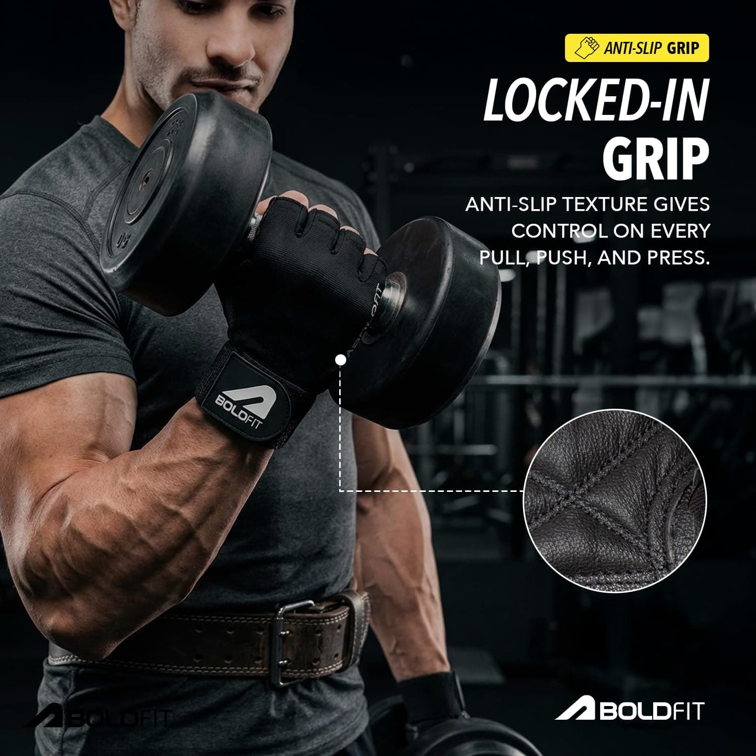 Boldfit Gym Gloves for Men & Women with Wrist Support