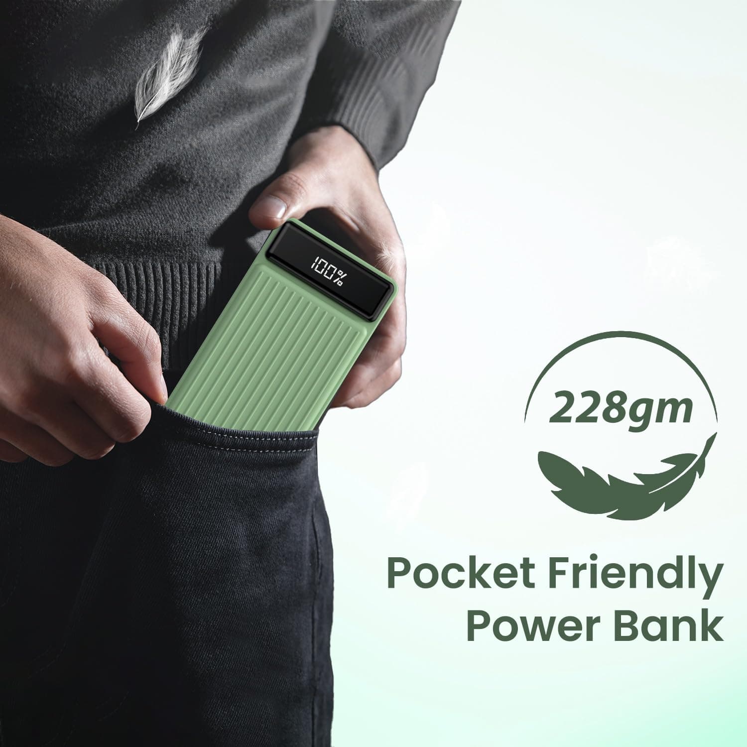 Portronics Luxcell B 10K 10000mAh 22.5W Ultra Slim Power Bank