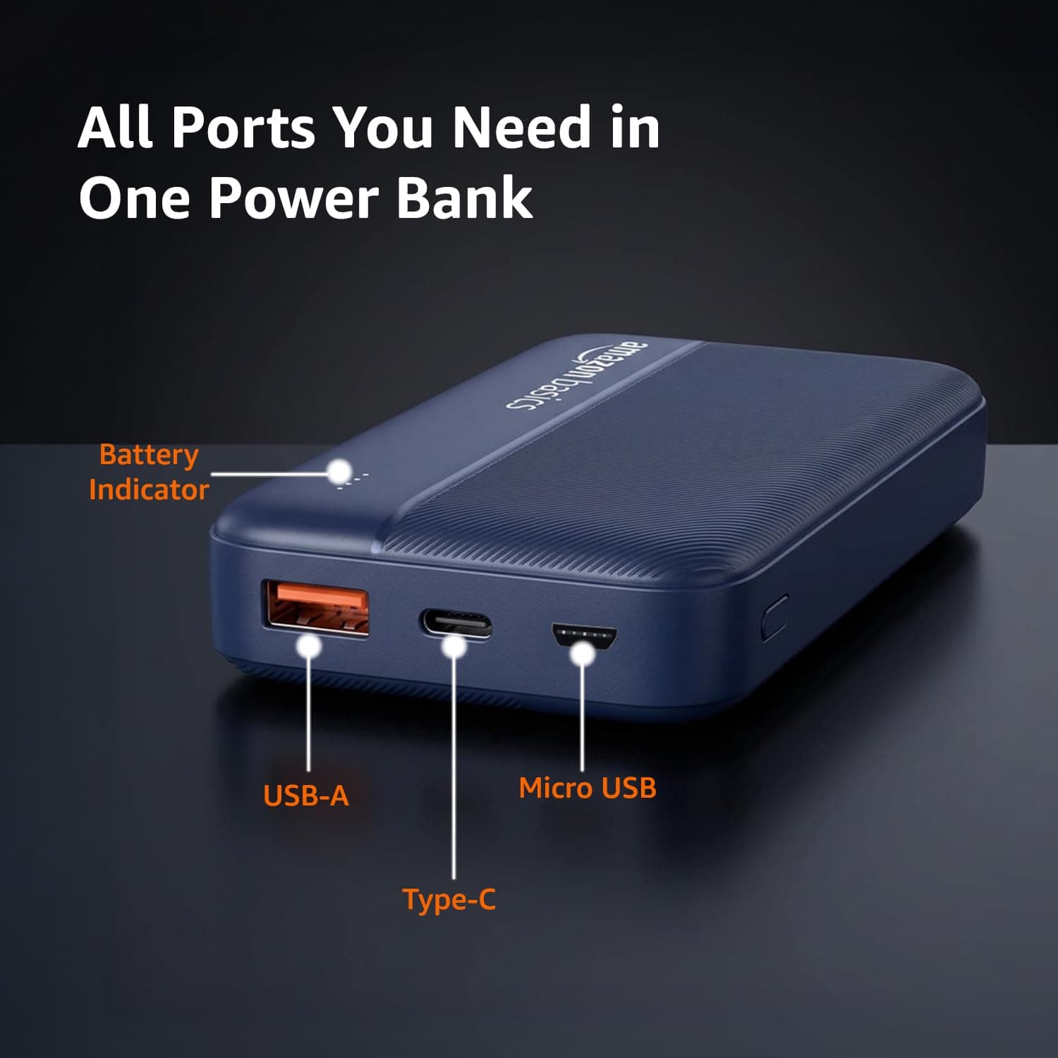 Amazon Basics 20000mAh 22.5W Fast Charging Power Bank