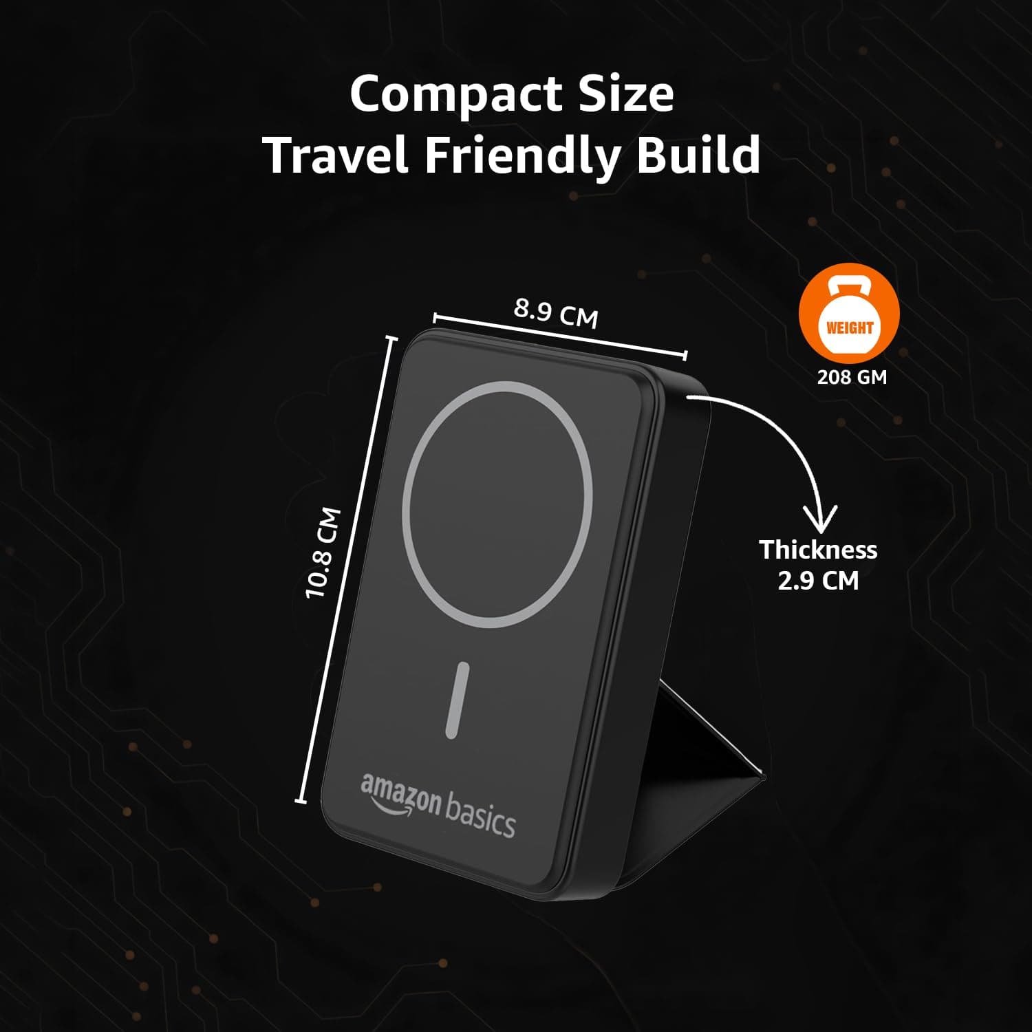 Amazon Basics 10000mAh 20W Fast Charging & 15W Wireless Power Bank