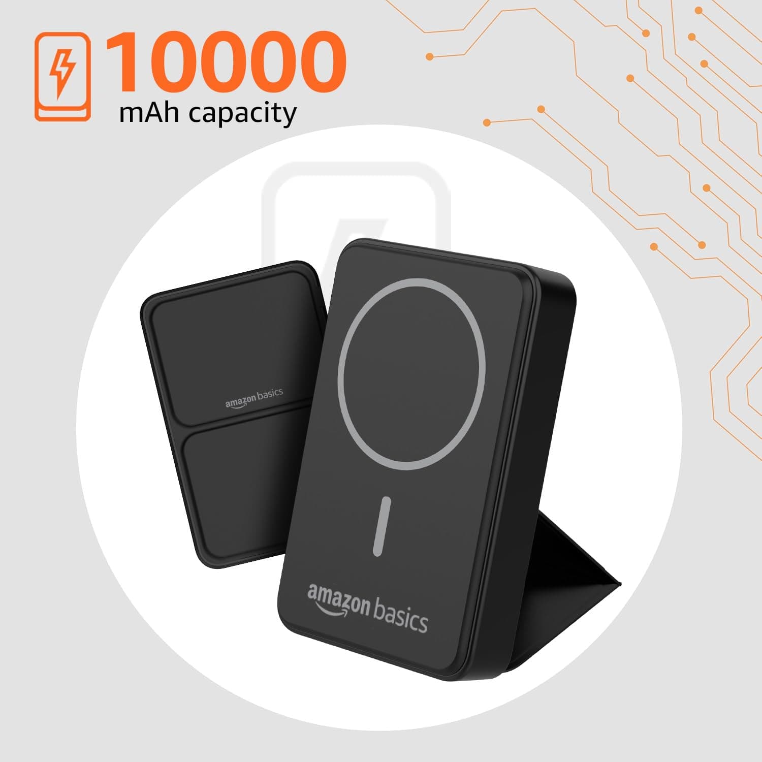 Amazon Basics 10000mAh 20W Fast Charging & 15W Wireless Power Bank
