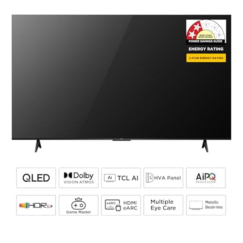 TCL 108 cm (43 inches) Smartchoice 4K Ultra HD Smart QLED Google TV