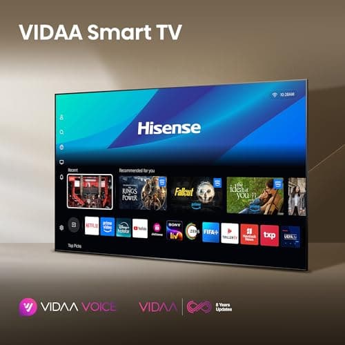Hisense 108 cm (43 Inches) 4K Ultra HD Smart Hi-QLED TV