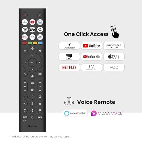 Hisense 108 cm (43 Inches) 4K Ultra HD Smart Hi-QLED TV