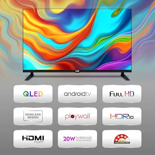 Visio World VW 109 cm (43 Inches) SmartChoice Spectra Series QLED Android TV VW43AQ3