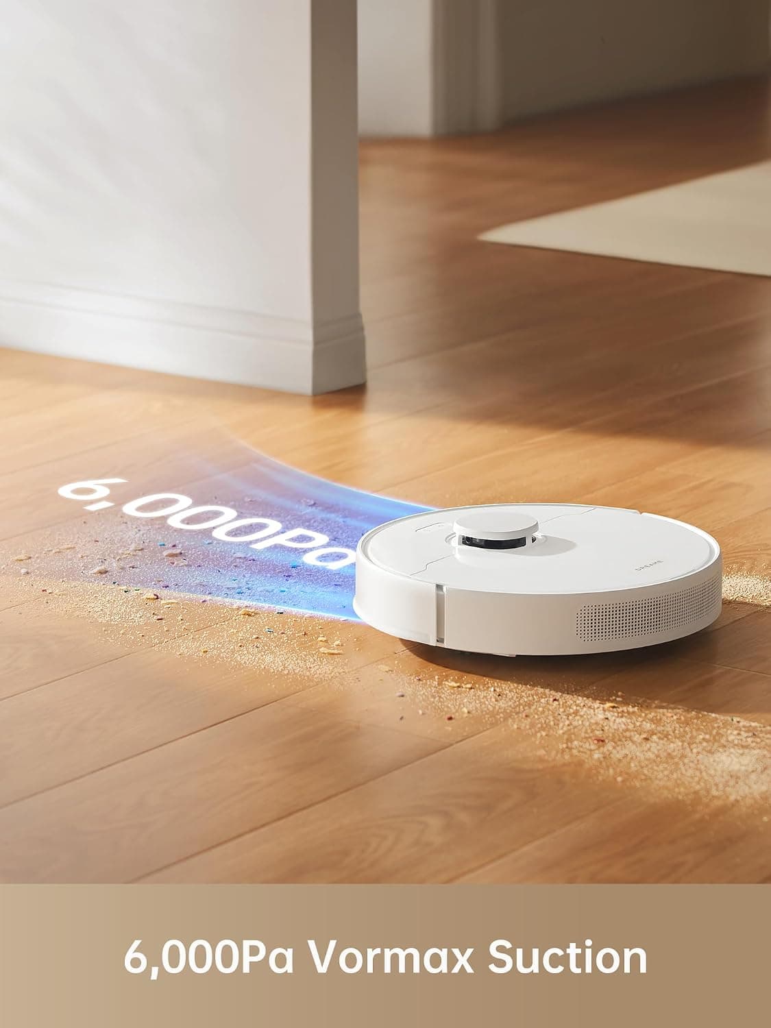 DREAME D10 Plus Gen 2 Robot Vacuum and Mop, Self-Emptying with 90-Day Dust Storage, 6,000Pa LiDAR
