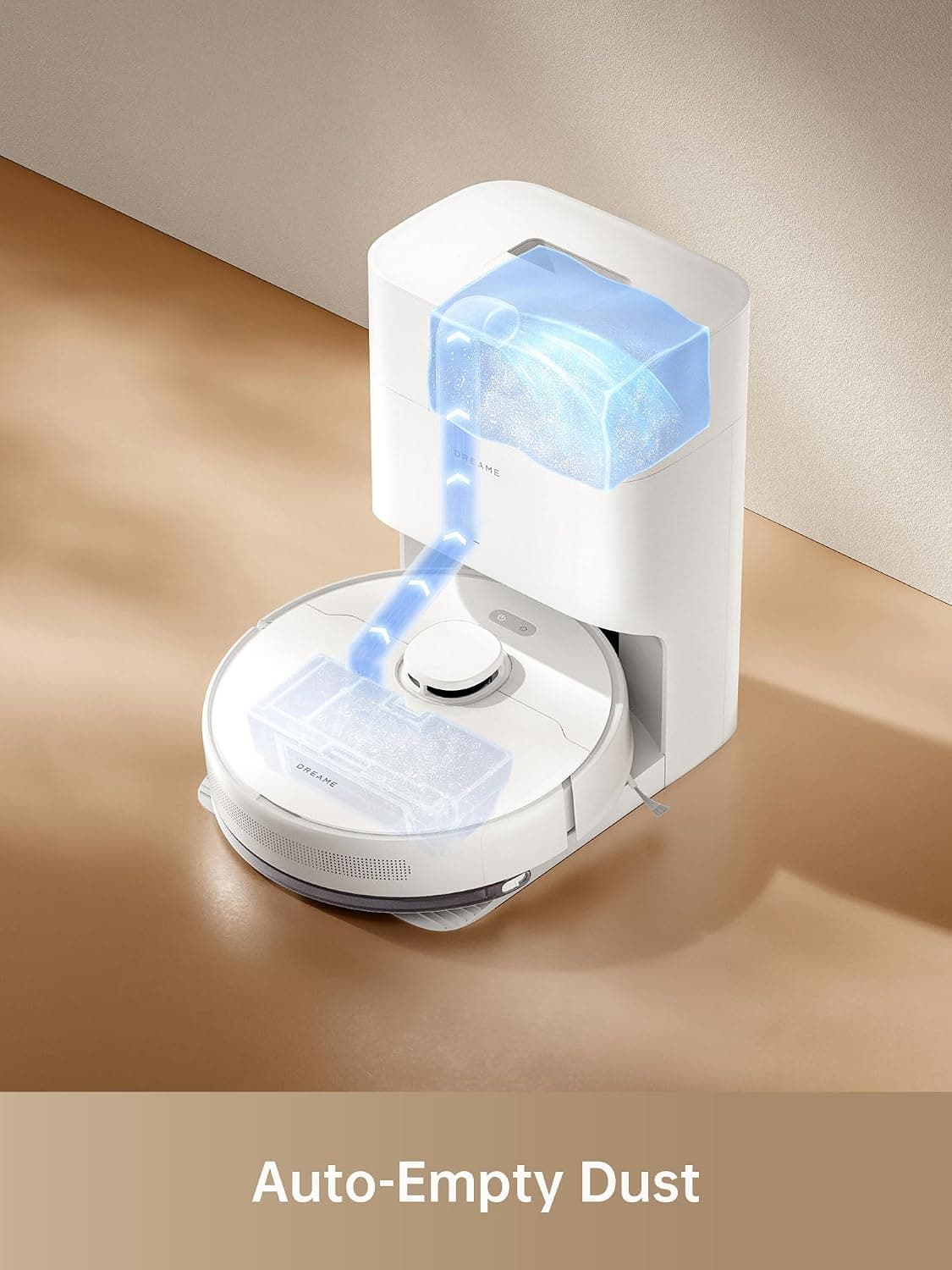 DREAME D10 Plus Gen 2 Robot Vacuum and Mop, Self-Emptying with 90-Day Dust Storage, 6,000Pa LiDAR