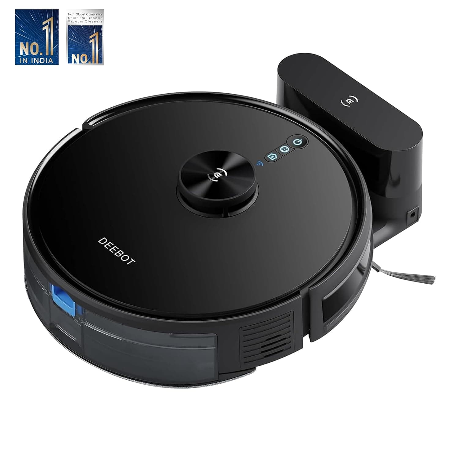 ECOVACS DEEBOT Y1 PRO 2 in 1 Robot Vacuum Cleaner & Mop, 6500 Pa Suction, Wet & Dry Cleaning