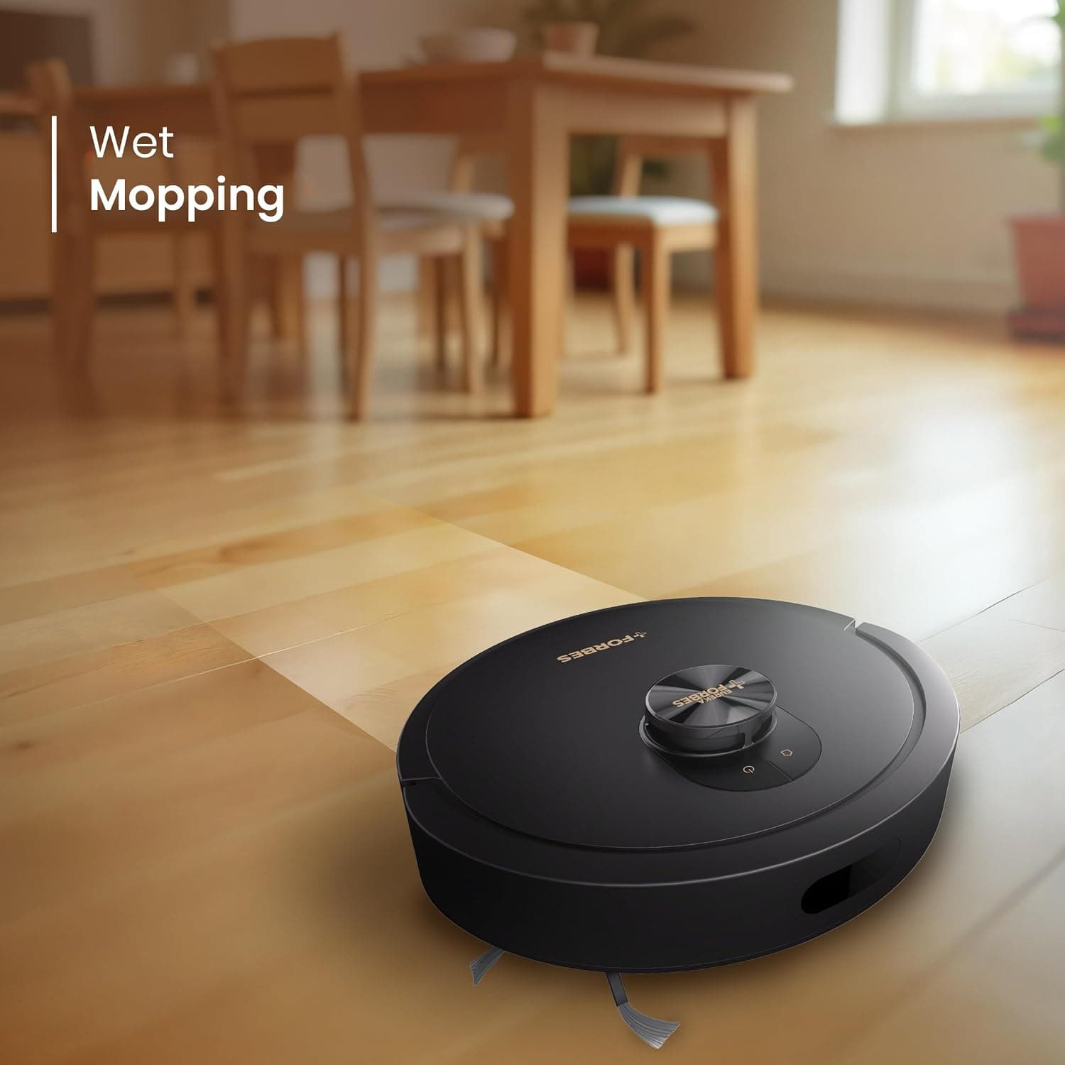 Eureka Forbes SmartClean Home Mapping Turbo Robot Vacuum, 7000Pa, LiDAR 3.0 & Wet Mop
