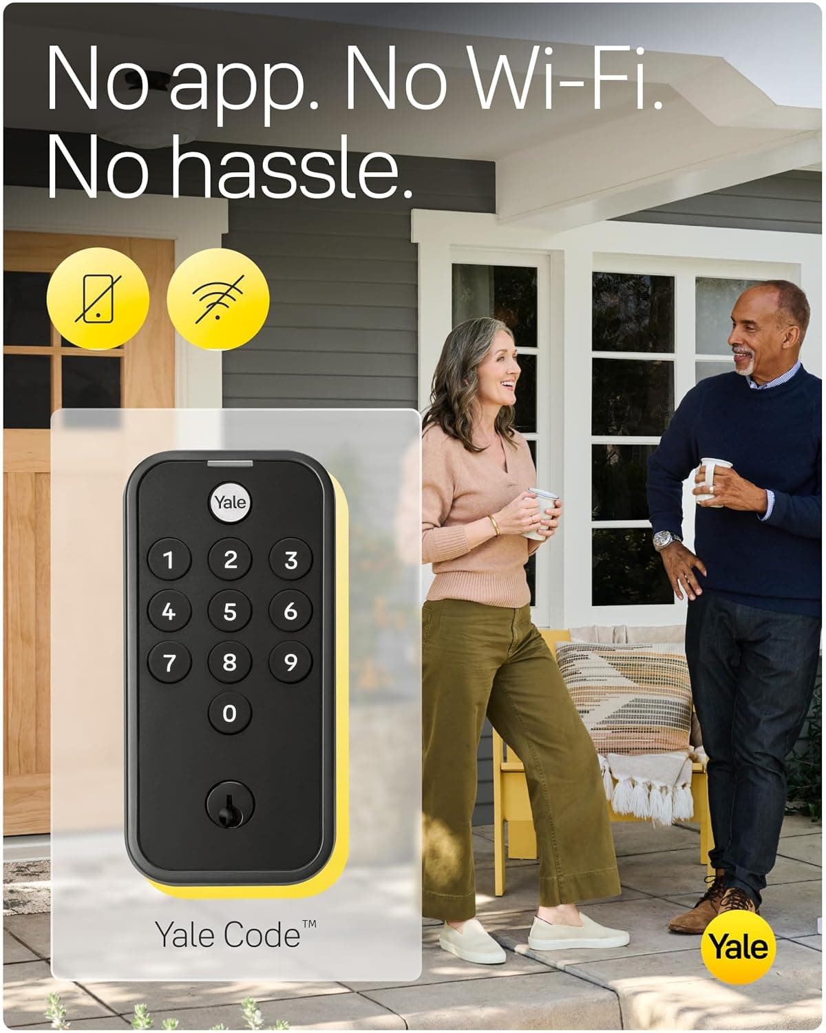 Yale Tye Digital Smart Door Lock with Electronic Keypad for Interior and Exterior Doors