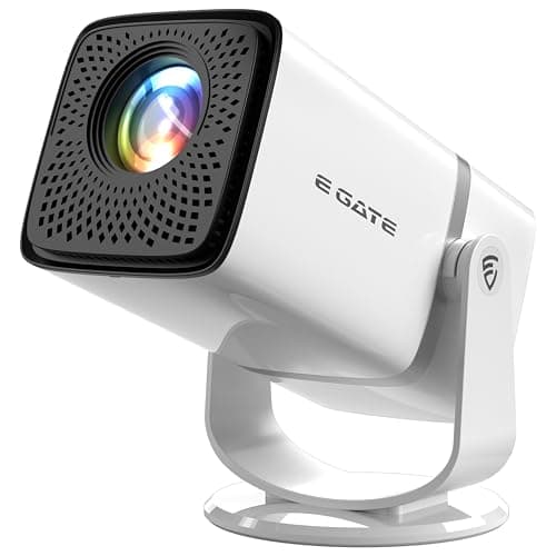 E GATE Atom 3X 4K Ultra HD Smart Projector with Built-in Android & OTT Apps