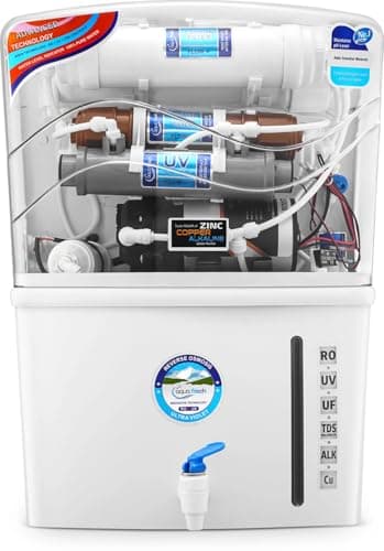 Aqua Frisch 12L RO + UV + UF + Copper + Alkaline Water Purifier with Mineralizer