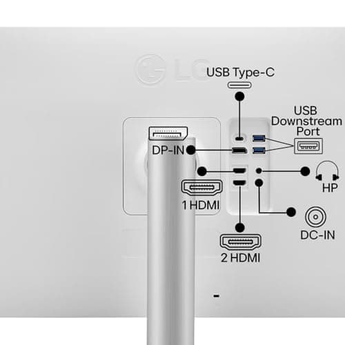 LG 27UP850K 27" UltraFine 4K UHD IPS Monitor — USB-C 96W PD, DisplayHDR 400, 95% DCI-P3