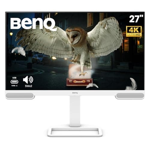 BenQ EW2790U 27" 4K UHD IPS Entertainment Monitor — USB-C 65W PD, 95% P3, treVolo Speakers