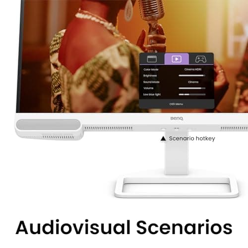BenQ EW2790U 27" 4K UHD IPS Entertainment Monitor — USB-C 65W PD, 95% P3, treVolo Speakers