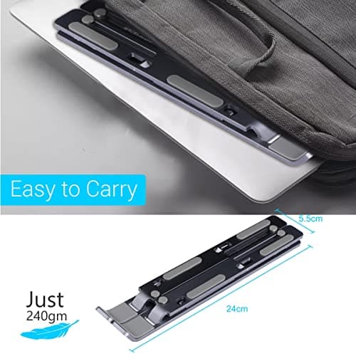 Portronics My Buddy K Portable Laptop Stand — Foldable, Adjustable, Ventilated