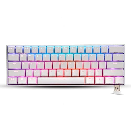 Zebronics Zeb-MAX NINJA 61-Key Wireless Mechanical Keyboard — 3x Bluetooth + 2.4GHz + Type-C