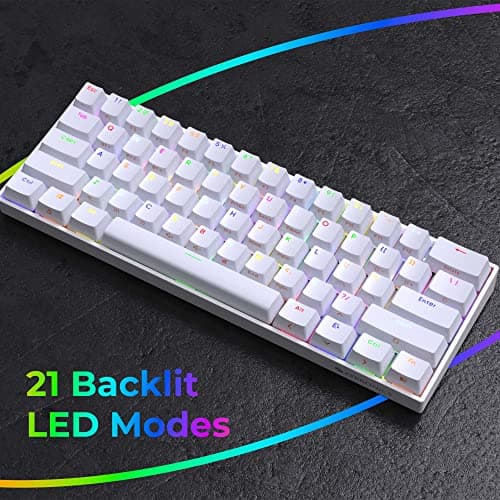 Zebronics Zeb-MAX NINJA 61-Key Wireless Mechanical Keyboard — 3x Bluetooth + 2.4GHz + Type-C