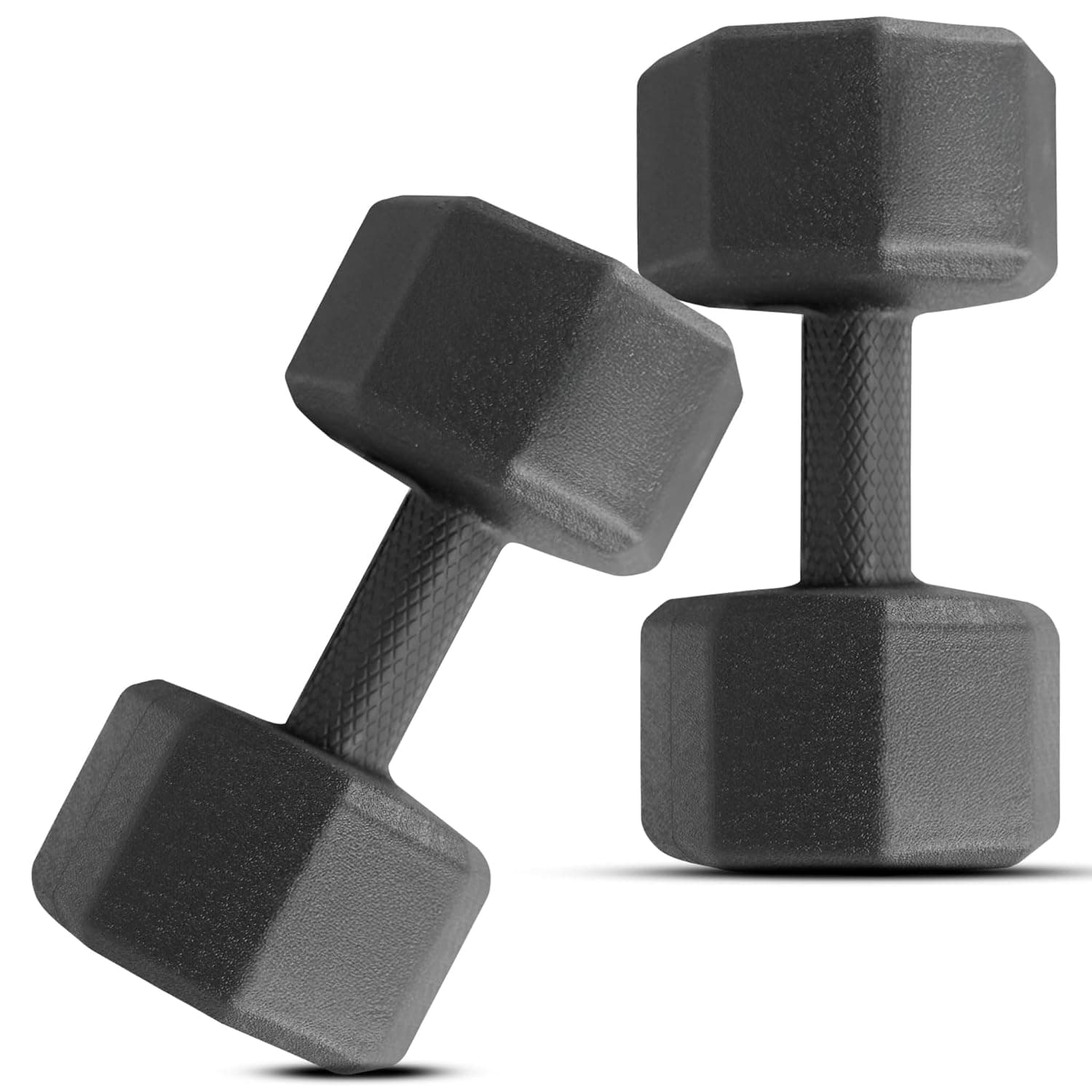Slovic PVC Dumbbells Set 10 KG (5 KG x 2) — Anti-Skid Pair