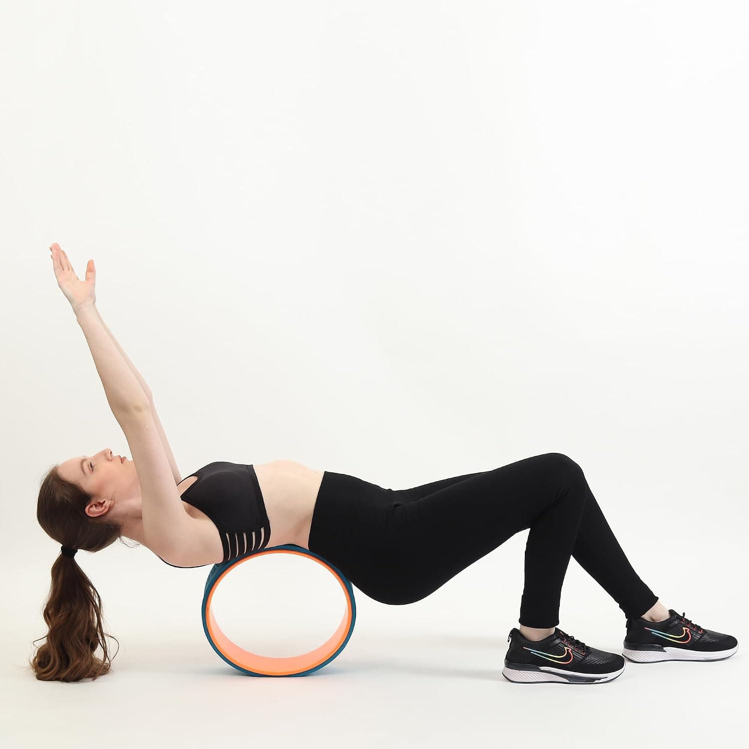 Fitness Mantrar 7 Props Yoga Kit — Mat, Wheel, Roller, Belt, Bricks, Knee & Elbow Pads