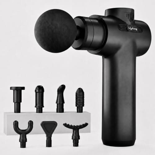 Lifelong LLGM109 Percussion Massage Gun — Cordless Muscle Massager