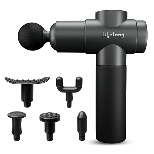 Lifelong Big Massage Gun — Percussion Full Body Massager, Type-C Rechargeable