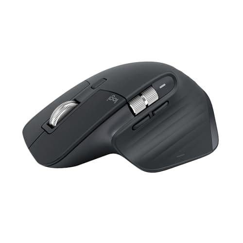 Logitech MX Master 3S Wireless Mouse — Bluetooth Edition, Ultra-Fast Scrolling, 8K DPI, Ergonomic