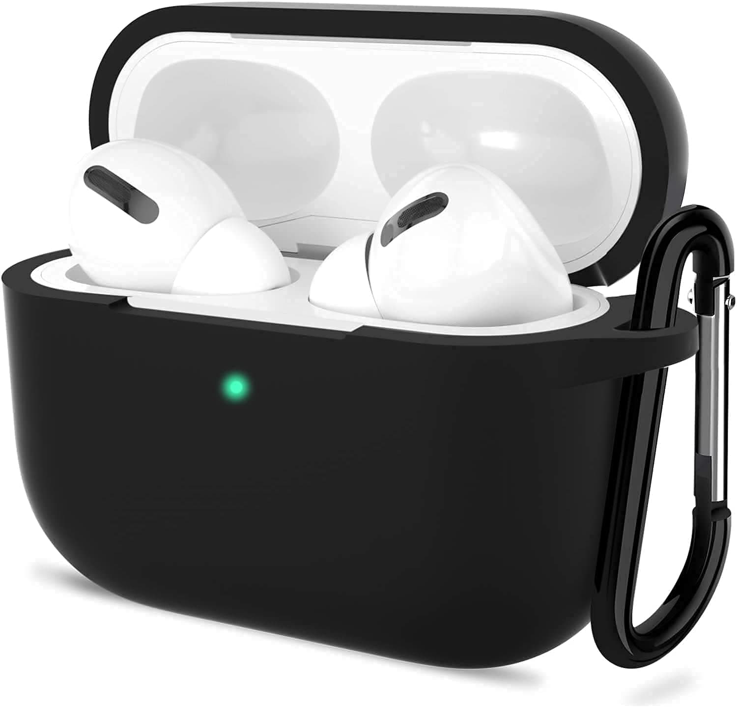 Sounce AirPods Pro Soft Silicone Case Cover with Keychain - Shockproof