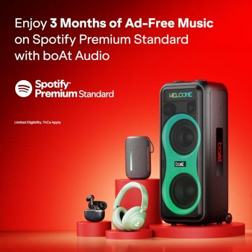 boAt Stone 350 Pro Plus 16W Bluetooth Speaker - TWS, IPX5, Type-C