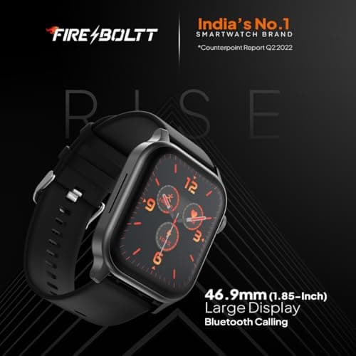 Fire-Boltt Rise Smart Watch with 1.85-inch HD Display and Bluetooth Calling